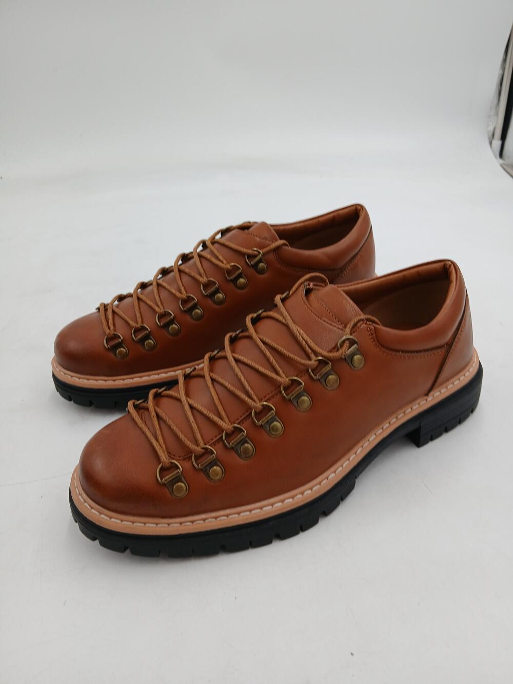 ASOS DESIGN Shoes Mens Size 8 Brown Tan Chunky Lace Up Hiker Sneakers 134900325